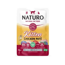 Naturo Grain Free Kitten Kurczak Pasztet 85g